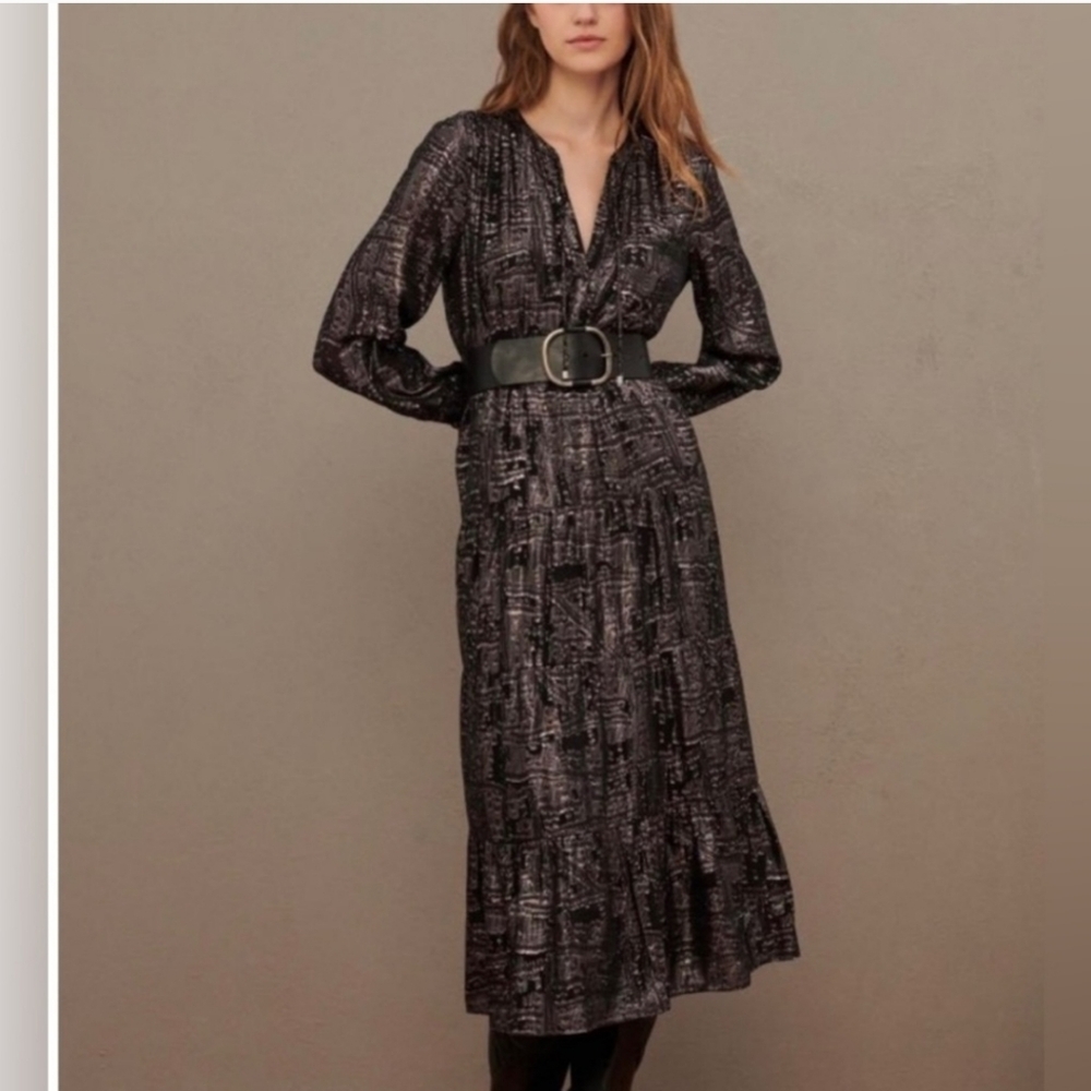 Ba&sh long silk dress